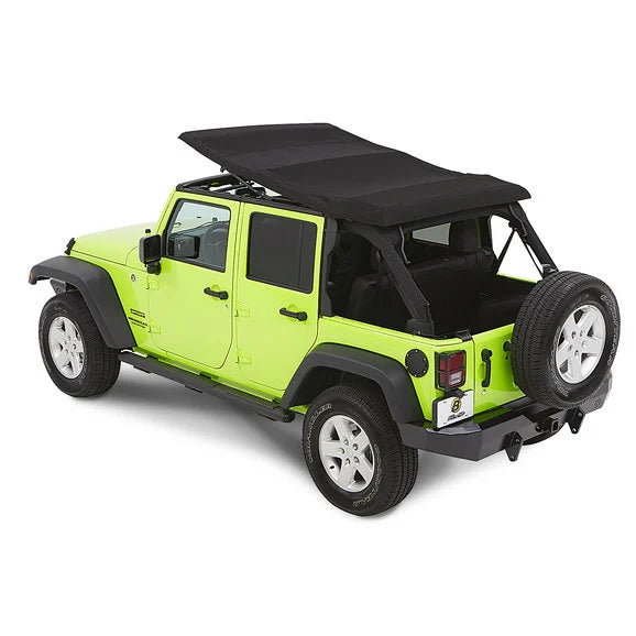 Load image into Gallery viewer, Bestop 54923-35 Trektop NX Glide Soft Top in Black Diamond for 07-18 Jeep Wrangler JK 4 Door
