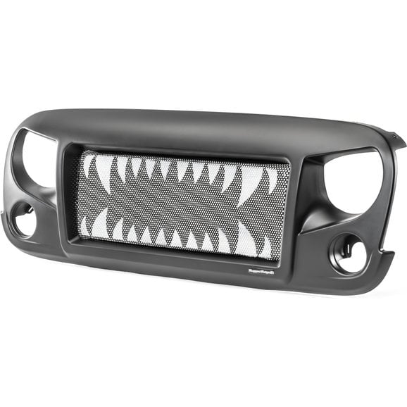 Load image into Gallery viewer, Rugged Ridge 12034.34 Spartan Grille with Teeth Mesh Insert Kit for 07-18 Jeep Wrangler JK
