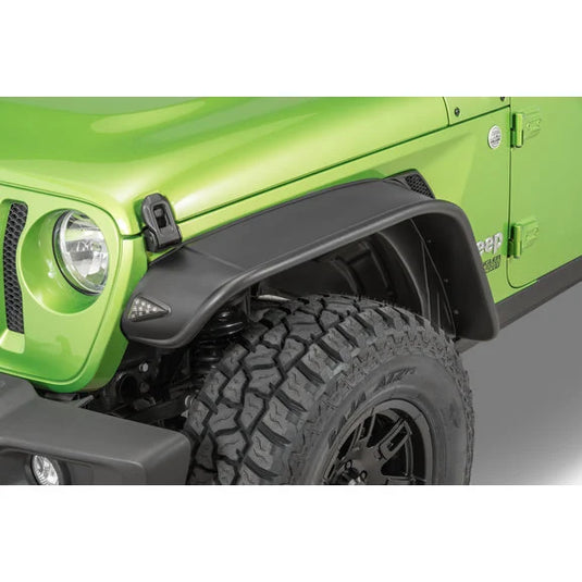 Bushwacker 10923-07 Flat Style Fender Flares for 18-24 Jeep Wrangler JL