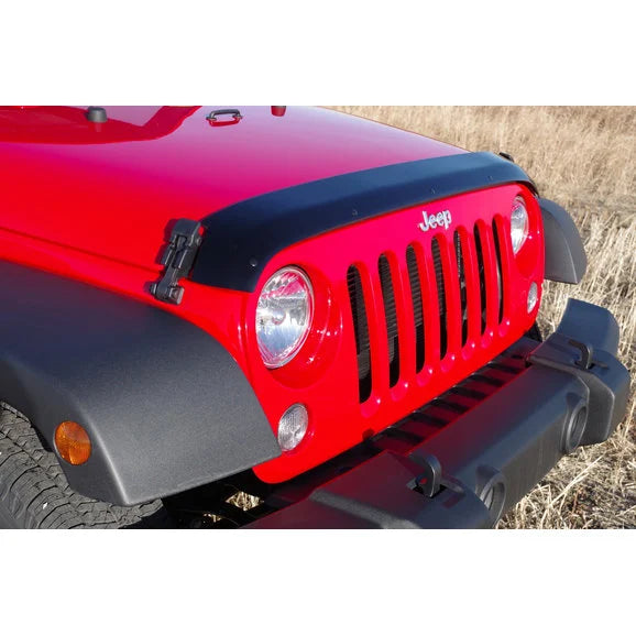 Load image into Gallery viewer, Focus Auto Design Inc. HD7W07 FormFit Hood Protector for 07-18 Jeep Wrangler JK
