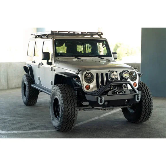 Load image into Gallery viewer, DV8 Offroad FDJK-07 Slim Fender Flares for 07-18 Jeep Wrangler JK
