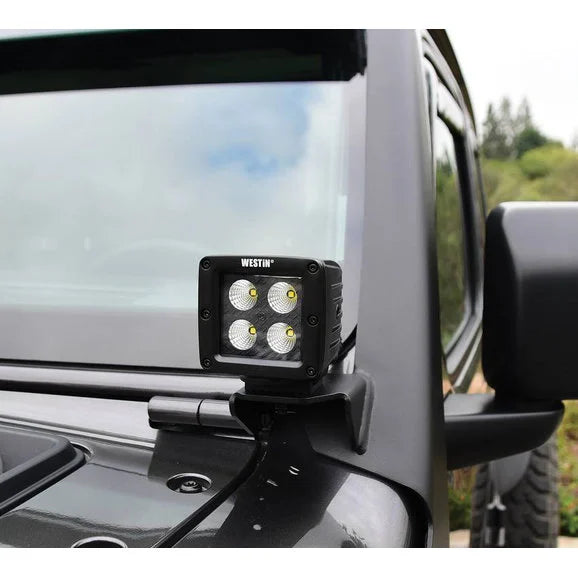 Load image into Gallery viewer, Westin 62-41085 A-Pillar LED Light Mount Brackets for 18-24 Jeep Wrangler JL
