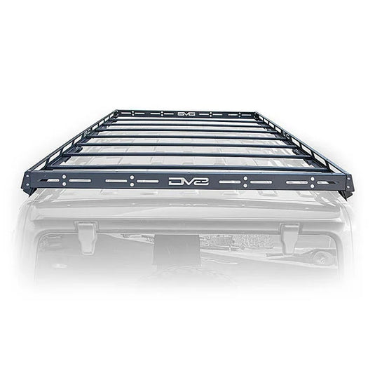 DV8 Offroad Roof Rack For 07-18 Jeep Wrangler JKU, 18-24 Wrangler JL, 20-24 Gladiator JT