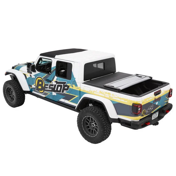 Load image into Gallery viewer, Bestop EZ-Fold Tri-Fold Soft Tonneau Cover for 20-22 Jeep Gladiator JT
