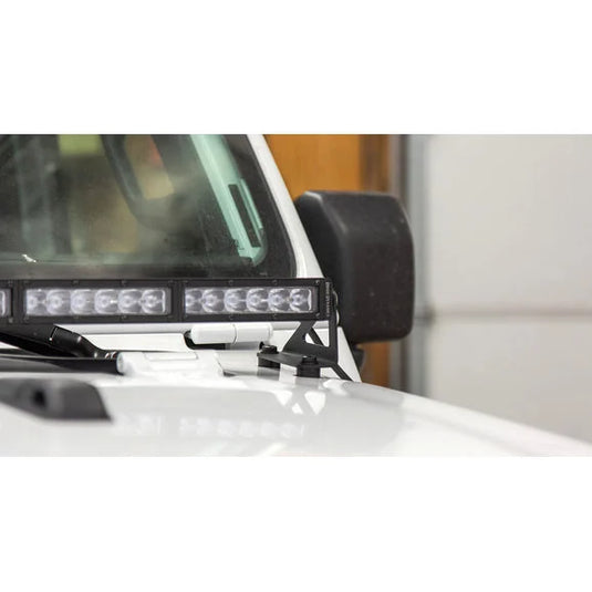 Diode Dynamics Hood Mounted 50" LED Light Bar Kit for 18-24 Jeep Wrangler JL & Gladiator JT