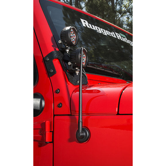 Load image into Gallery viewer, Rugged Ridge 17212.10 13&quot; Stubby Reflex Antenna for 07-24 Jeep Wrangler JL, JK &amp; Gladiator JT
