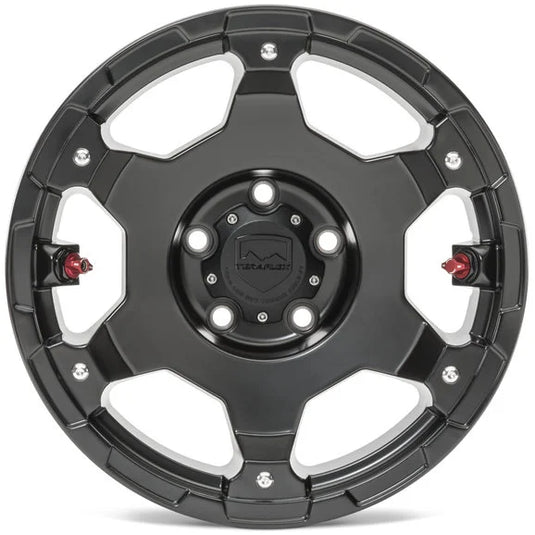 Teraflex Deluxe Nomad Wheel in Metallic Black for 07-24 Jeep Wrangler JL, JK & Gladiator JT