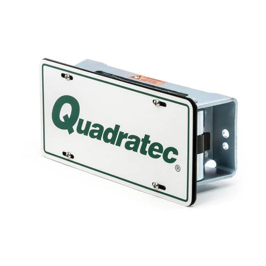 Quadratec Roller Fairlead License Plate Mount