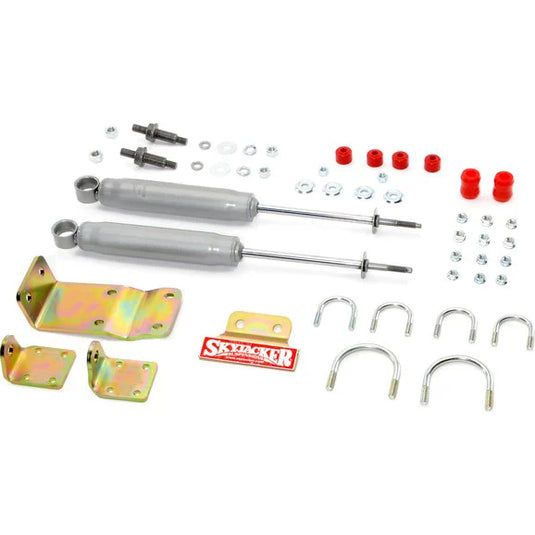 Skyjacker 9203 M95 Silver Dual Steering Stabilizer Kit for 07-18 Jeep Wrangler JK