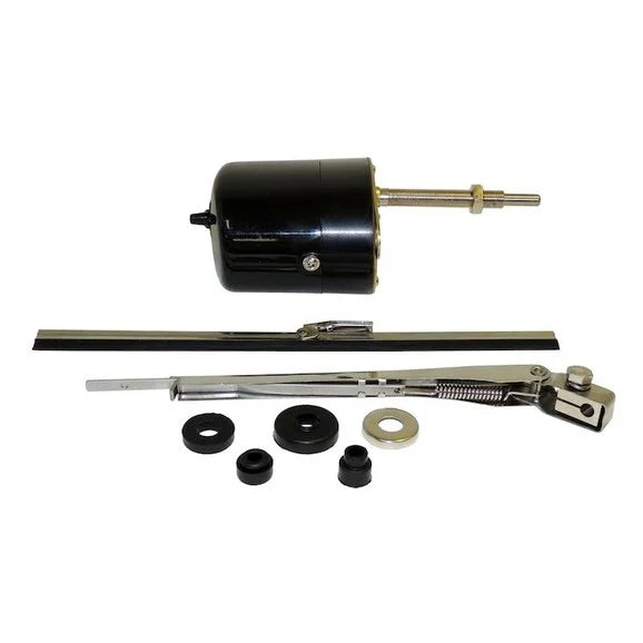 Crown Automotive 6V 6 Volt Wiper Conversion Kit (Manual to Vacuum) Top Mounted for 41-69 Jeep CJ