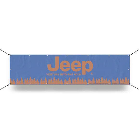 Load image into Gallery viewer, Jeep Merchandise Jeep Logo Banner
