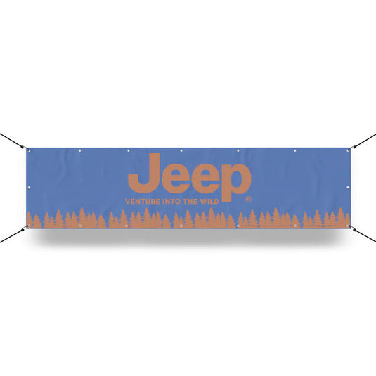 Jeep Merchandise Jeep Logo Banner