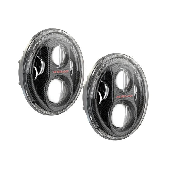 Load image into Gallery viewer, J.W. Speaker Model 8700 Evolution J2 Series 7&quot; LED Headlight Pair with Mounting Kit for 18-24 Jeep Wrangler JL &amp; Gladiator JT
