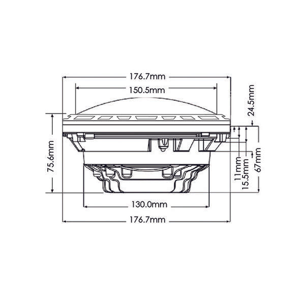 Load image into Gallery viewer, Quake LED QTE1024 Spider Eye Headlights with DRL Halo &amp; RGB Accent Backlighting for Jeep Wrangler JK, TJ &amp; CJ
