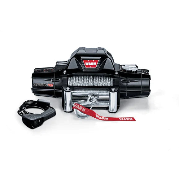 WARN 89120 ZEON™ 12 Winch with 80' Wire Rope and Roller Fairlead