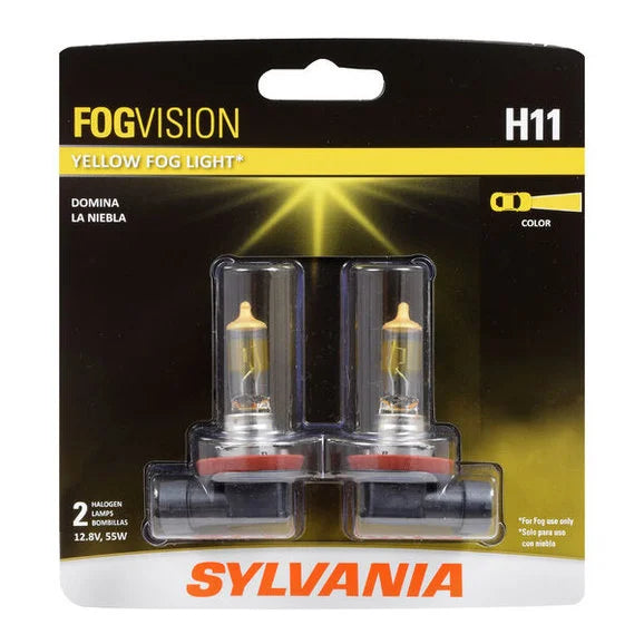 Load image into Gallery viewer, Sylvania H11FV.BP2 #H11 FogVision Fog Bulb 2 Pack
