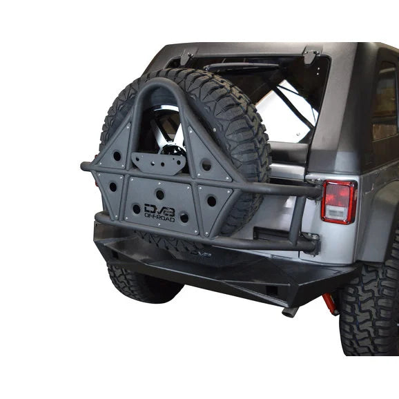 Load image into Gallery viewer, DV8 Offroad TCSTTB-01 TC-1 Tire Carrier for 07-18 Jeep Wrangler JK
