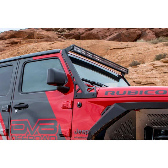 DV8 Offroad LBJL-01 50" Light Bar Mounting Bracket Pair for 18-21 Jeep Wrangler JL & Gladiator JT