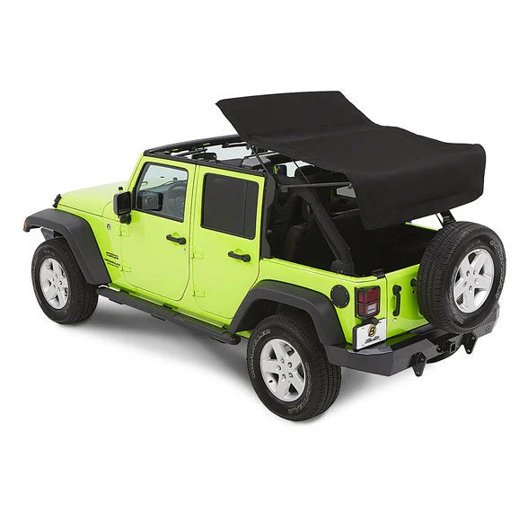 Load image into Gallery viewer, Bestop 54923-35 Trektop NX Glide Soft Top in Black Diamond for 07-18 Jeep Wrangler JK 4 Door
