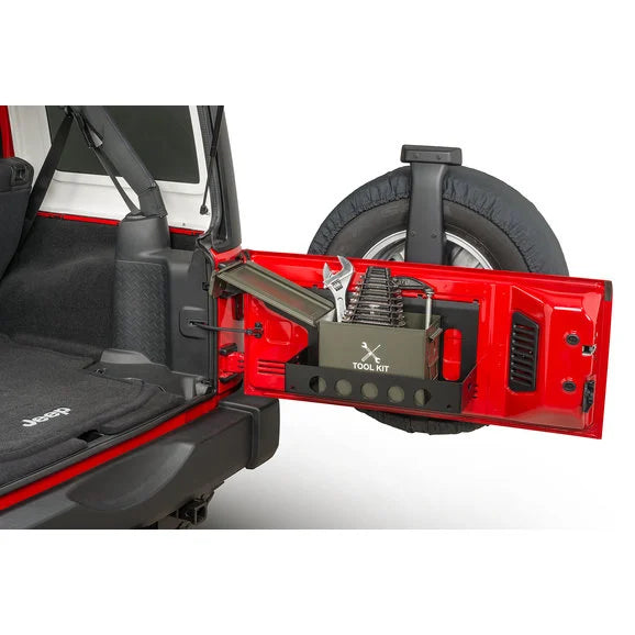 Load image into Gallery viewer, Quadratec Tailgate Cargo Shelf for 07-18 Jeep Wrangler JK
