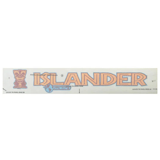 Mopar 68084123AA "Islander" Hood Decal for Jeep Vehicles