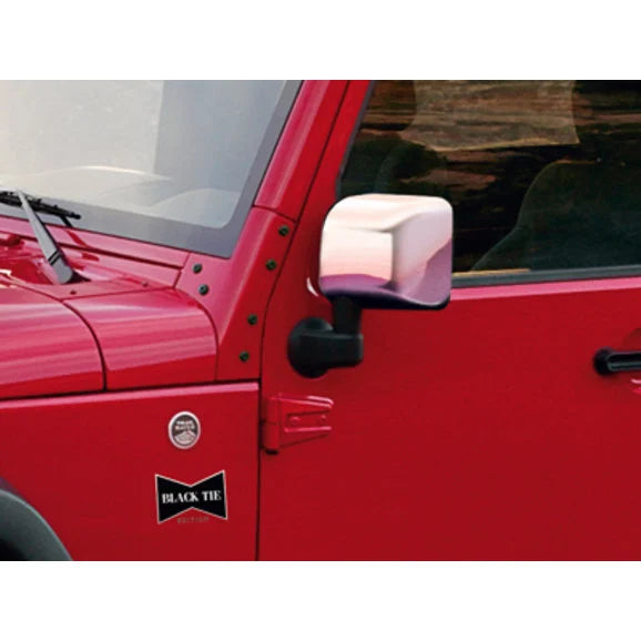 Mopar 82210469AB Chrome Mirror Covers for 07-18 Jeep Wrangler JK