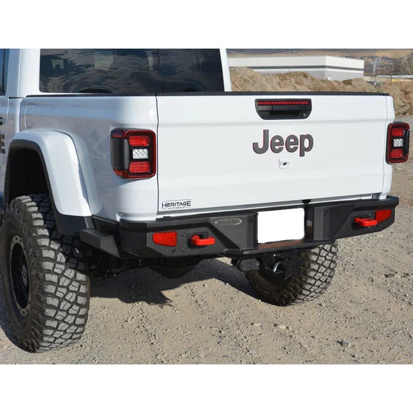 Load image into Gallery viewer, Rock Slide Engineering RB-F-101-JT Rigid Series Full Rear Bumper for 20-21 Jeep Gladiator JT
