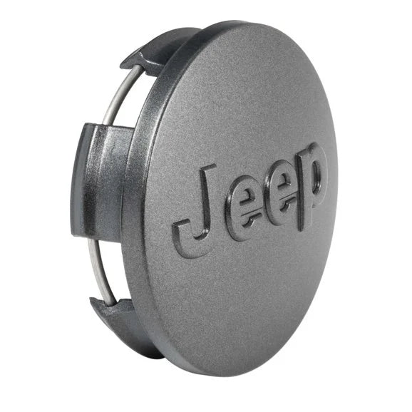 Load image into Gallery viewer, Mopar 1LB77MALAC Recon Edition Center Cap in Gray for 07-24 Jeep Wrangler JK, JL, and 20-24 Gladiator JT with 17&quot; Recon Wheels or 17&quot; Quadratec Gun Metal Wheels
