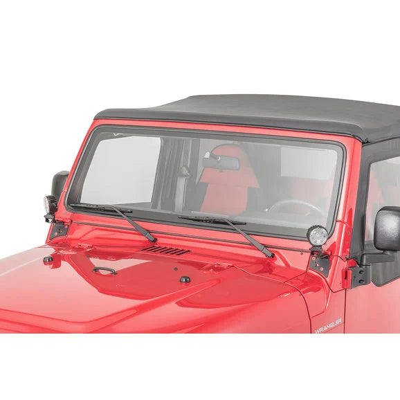 Load image into Gallery viewer, J.W. Speaker 6149233 A-Pillar Light Mounts for 97-06 Jeep Wrangler TJ &amp; Unlimited
