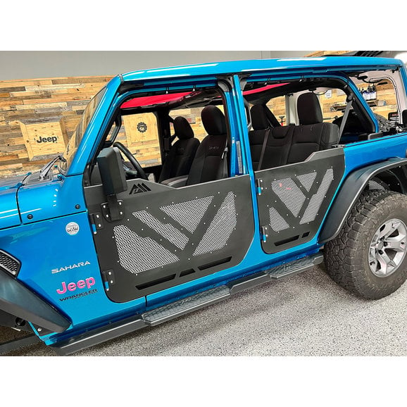 Paramount Automotive Recon Half Doors for 18-22 Jeep Wrangler JL & Gladiator JT