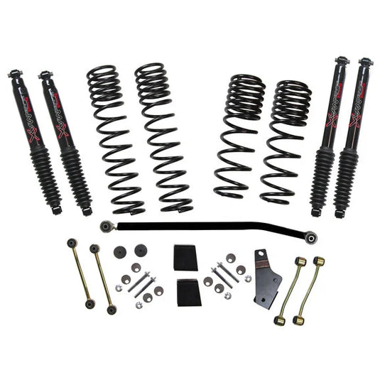 Skyjacker 3.5in Long Travel Lift Kit with Black MAX Shocks for 18-23 Jeep Wrangler JL