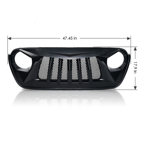 Load image into Gallery viewer, Overtread 19024 Slot Grille for 18-23 Jeep Wrangler JL &amp; Jeep Gladiator JT
