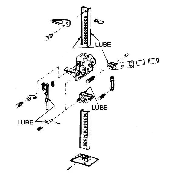 Load image into Gallery viewer, Hi-Lift Warrior Hi Lift Mount with Jack &amp; Isolator for 07-18 Jeep Wrangler JK
