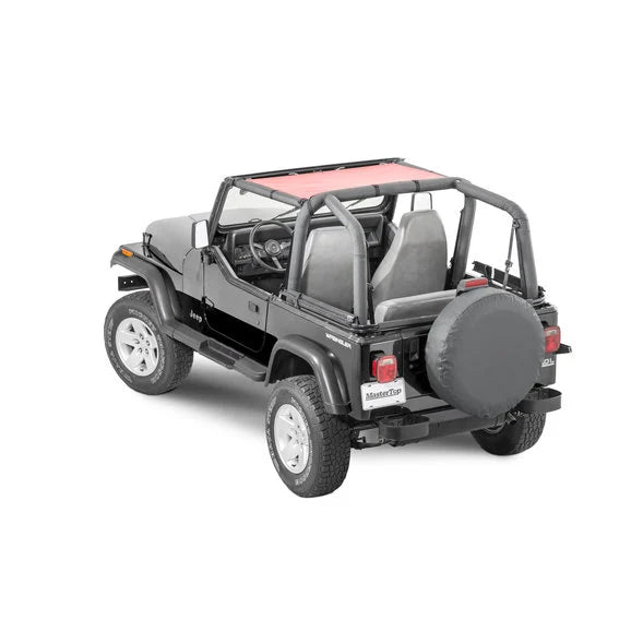 MasterTop ShadeMaker Mesh Bimini Top for 87-95 Jeep Wrangler YJ