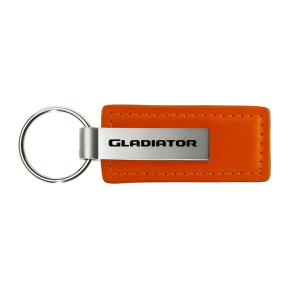 Load image into Gallery viewer, Automotive Gold Leather Gladiator Keychain
