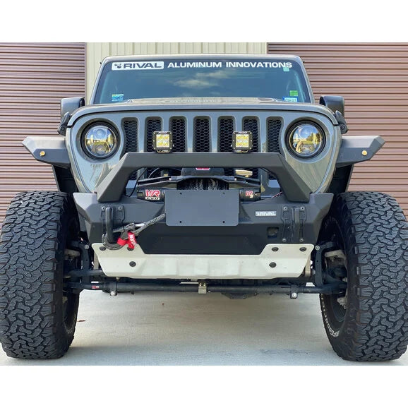 Load image into Gallery viewer, Rival 4x4 2D.0040.1 Flip-Up License Plate Mounting Bracket for 07-24 Jeep Wrangler JK, JL &amp; Gladiator JT
