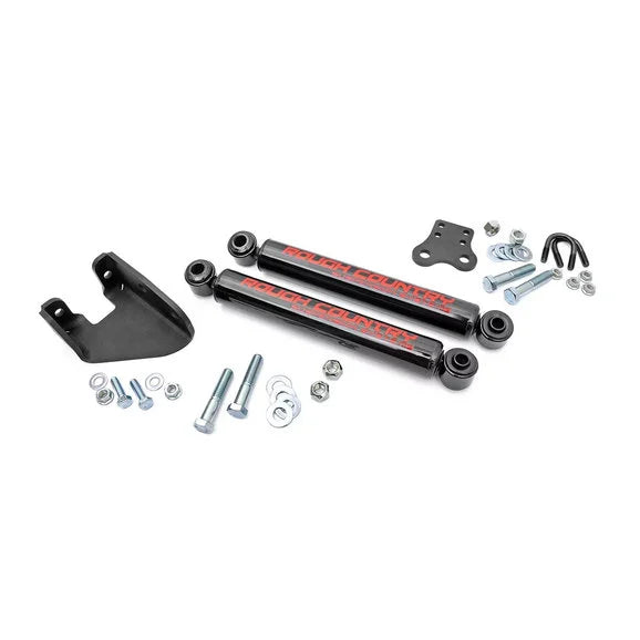 Load image into Gallery viewer, Rough Country 87307 Stacked Dual Steering Stabilizer for 87-95 Jeep Wrangler YJ
