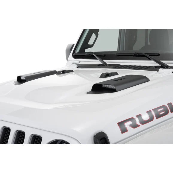 Load image into Gallery viewer, Westin 62-41115 LED Hood Scoops for 18-24 Jeep Wrangler JL &amp; Gladiator JT Rubicon
