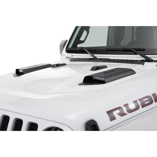 Westin 62-41115 LED Hood Scoops for 18-24 Jeep Wrangler JL & Gladiator JT Rubicon