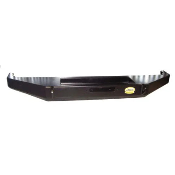 Mountain Off-Road JFB400PC Straight Front Bumper in Black for 84-01 Jeep Cherokee XJ