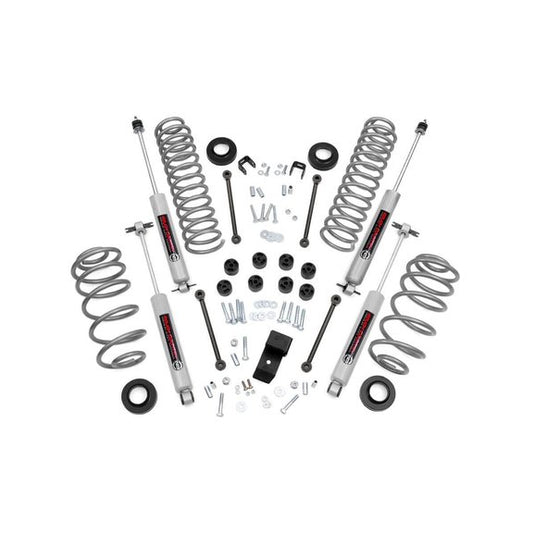 Rough Country 3.25in Suspension and Spacer Lift Kit for 97-06 Jeep Wrangler TJ