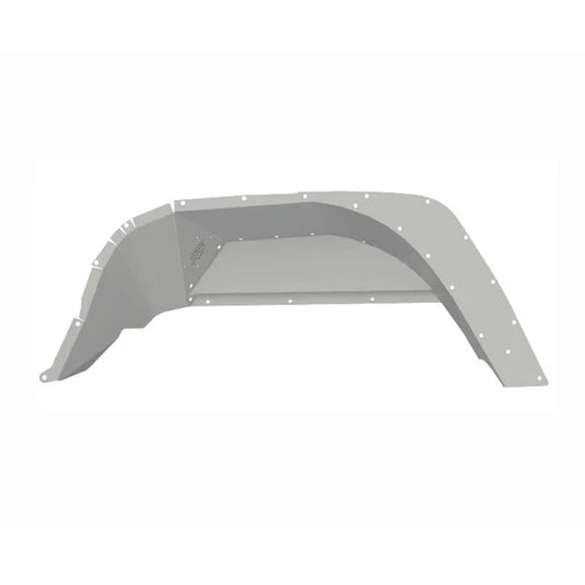 Road Armor Stealth Body Armor Inner Fender Liners for 18-20 Jeep Wrangler JL & Gladiator JT- Bare Stainless Steel