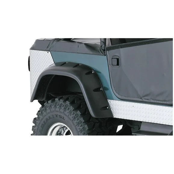 Bushwacker 10060-07 Rear Cut-Out Fender Flares for 76-86 Jeep CJ-7