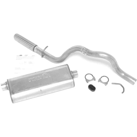 Tenneco Automotive 19374 Ultra Flo Cat-Back Exhaust with Single Exit in Aluminum for 02-04 Jeep Grand Cherokee WJ with 4.0L I-6 & 4.7L V8 Engines