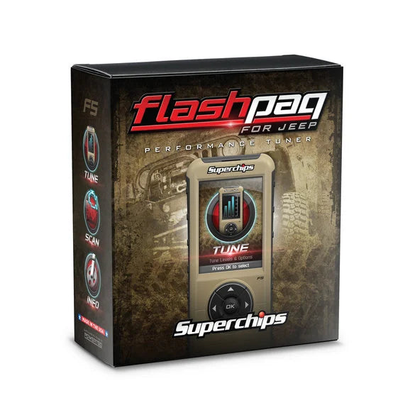 Load image into Gallery viewer, Superchips 3876 Flashpaq F5 Programmer for 15-18 Jeep Wrangler JK
