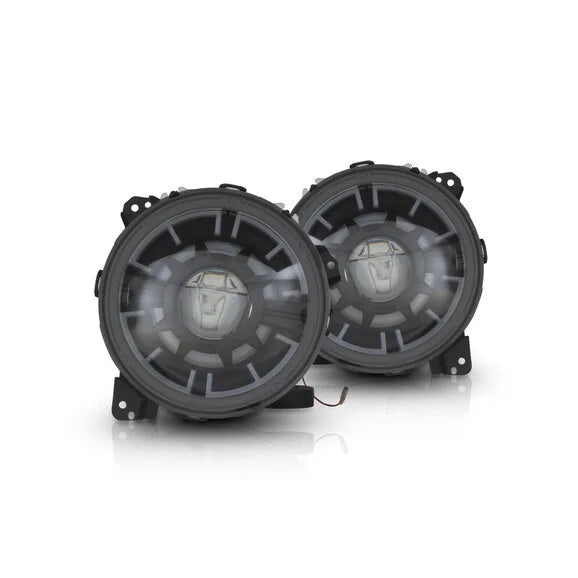 Attica 4x4 CHATT0657-BC Ark Series LED Headlights for 18-24 Jeep Wrangler JL & Gladiator JT