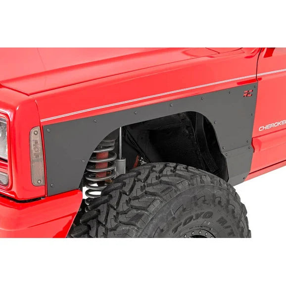 Load image into Gallery viewer, Rough Country 10581 Front &amp; Rear Quarter Panel Armor for 97-01 Jeep Cherokee XJ
