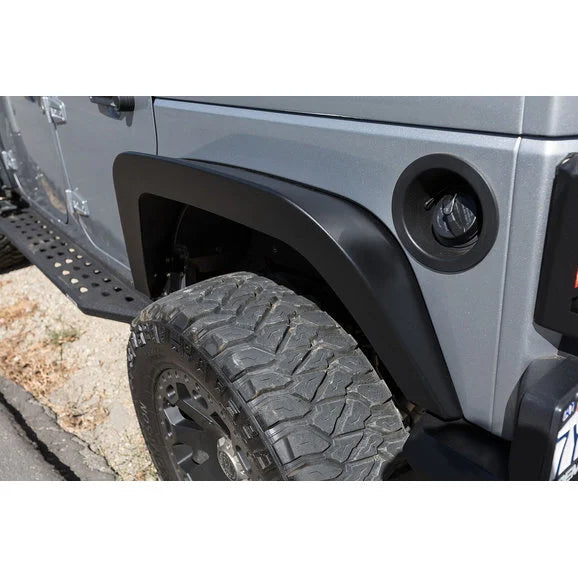 Load image into Gallery viewer, Go Rhino Trailline Steel Rear Fenders for 07-18 Jeep Wrangler JK
