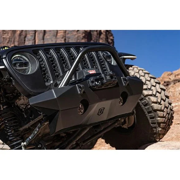 Load image into Gallery viewer, ICON Vehicle Dynamics Impact Pro Series Front Bumper for 18-24 Jeep Wrangler JL &amp; Gladiator JT
