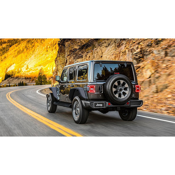 Load image into Gallery viewer, Black Horse Off Road Front &amp; Rear Tubular Fender Flares with Front Inner Fender Liners for 18-24 Jeep Wrangler JL
